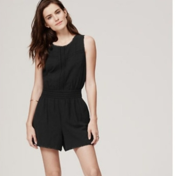 LOFT Pants - Loft Romper Pom-Poms & Embroidery